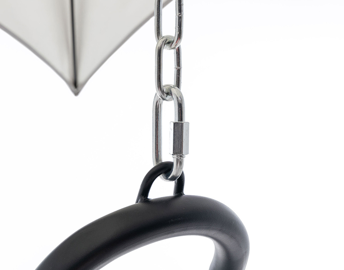 Fauteuil suspendu avec pare-soleil en tissu Cozumel