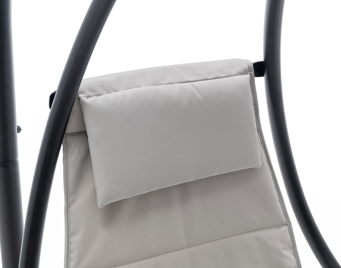 Fauteuil suspendu avec pare-soleil en tissu Cozumel