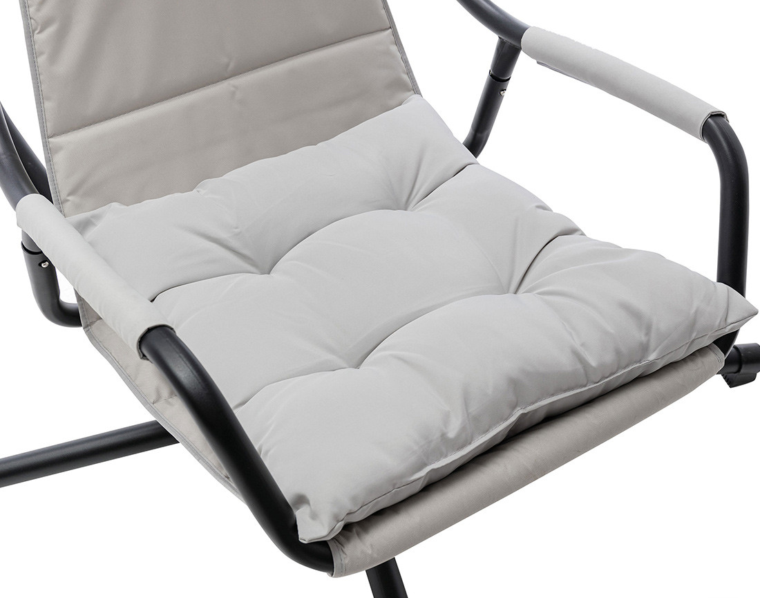 Fauteuil suspendu avec pare-soleil en tissu Cozumel