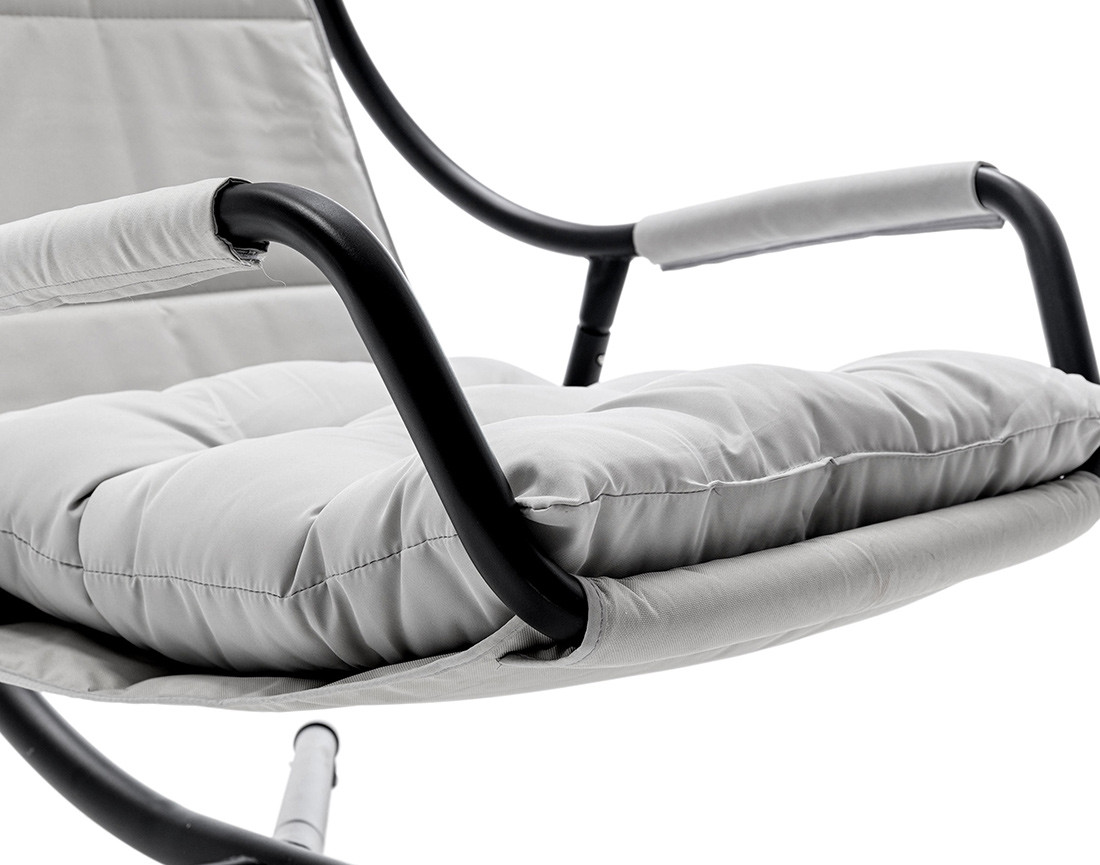 Fauteuil suspendu avec pare-soleil en tissu Cozumel