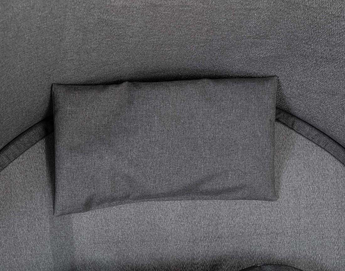 Fauteuil suspendu avec pare-soleil en tissu Namu