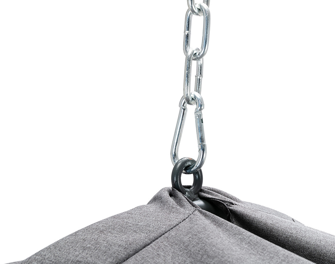 Fauteuil suspendu avec pare-soleil en tissu Namu