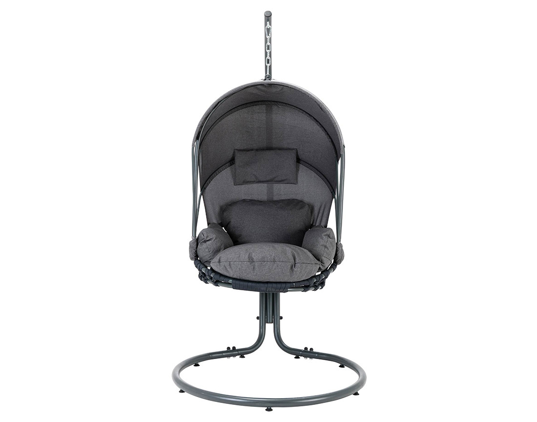 Fauteuil suspendu avec pare-soleil en tissu Namu