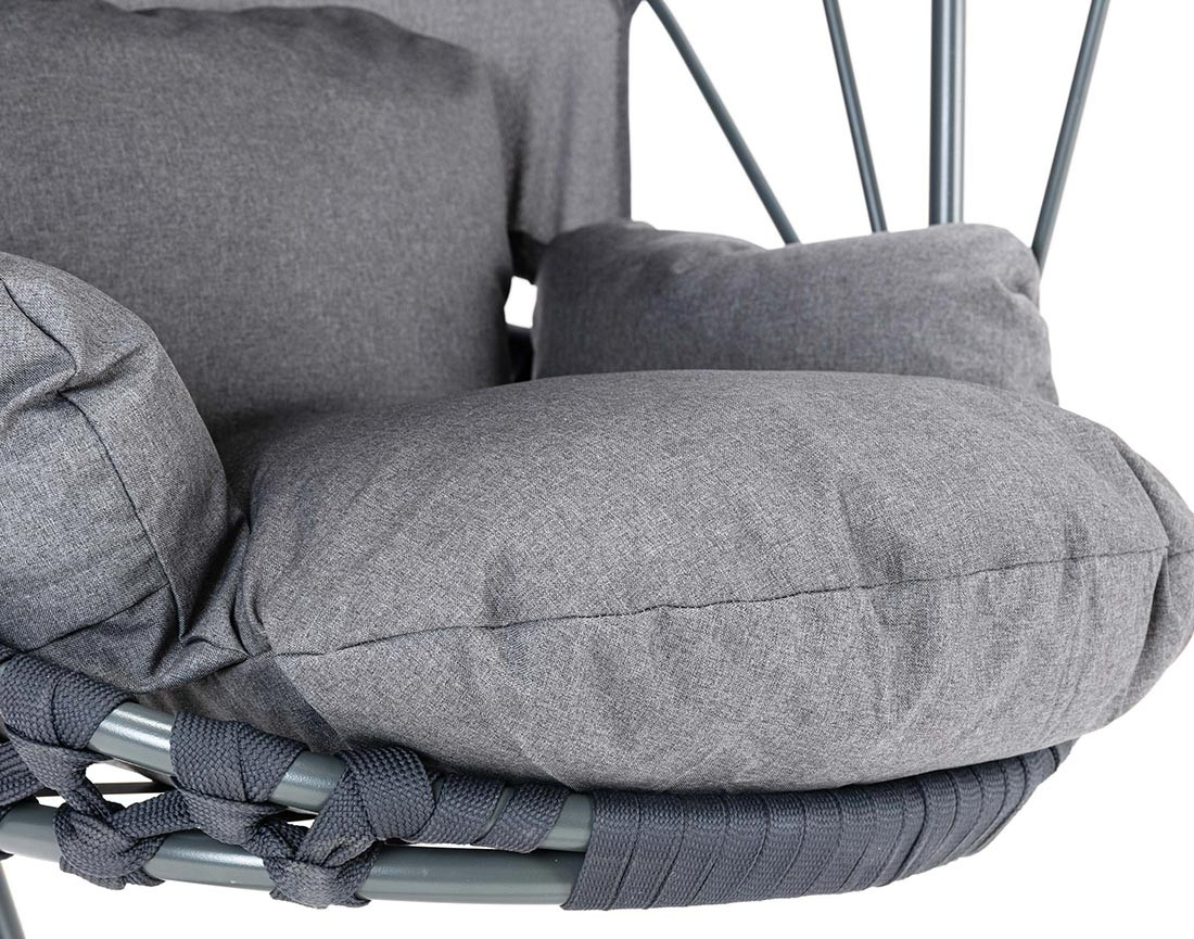 Fauteuil suspendu avec pare-soleil en tissu Namu