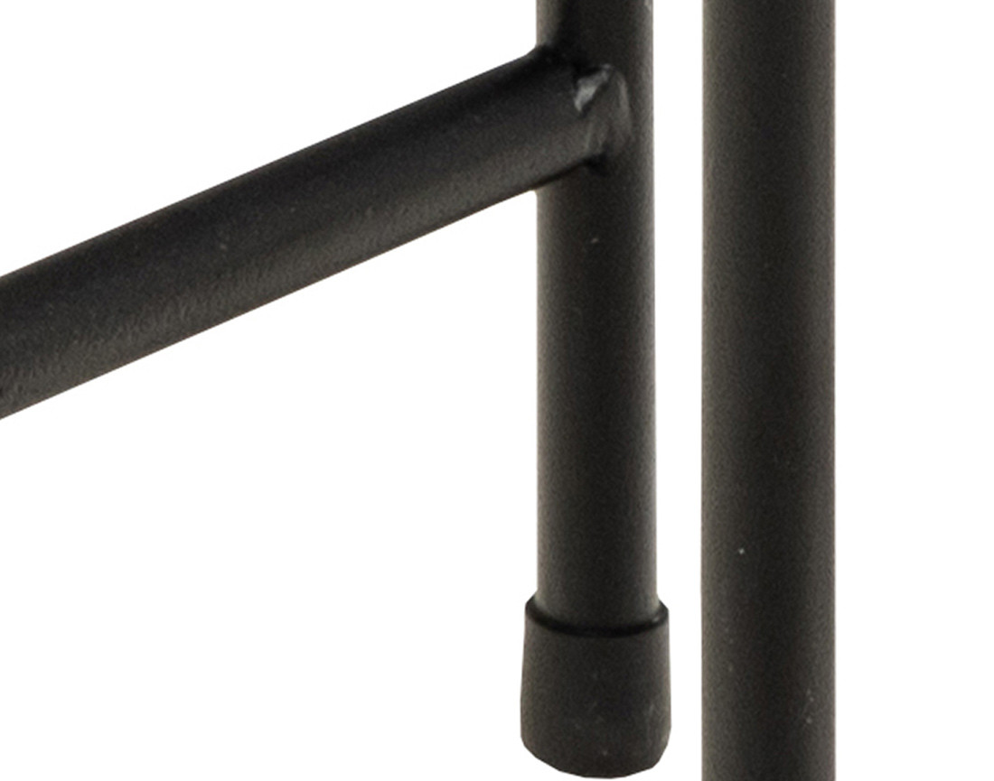 Table basse 52 cm plateau en marbre pieds en acier Ezaro