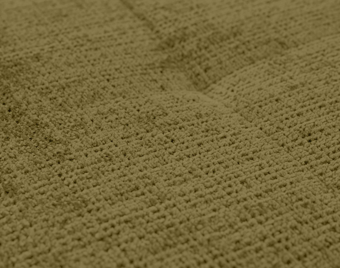Canapé panoramique d'angle gauche 7 places en velours texturé Rune
