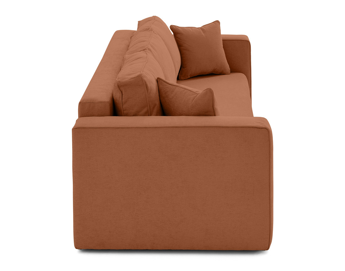 Canapé 3 places - convertible avec coffre - en tissu - Topaze