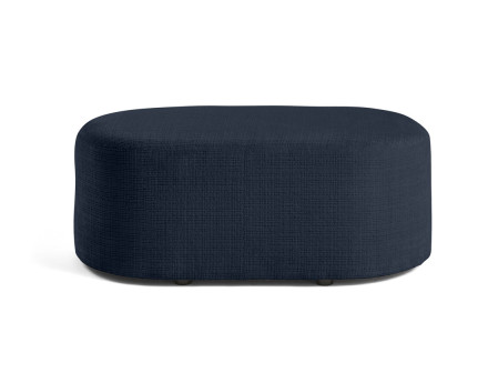 Pouf en velours texturé Miro