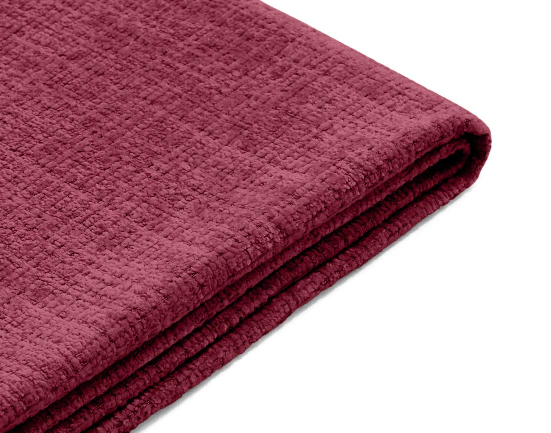 Housse en velours texturé pour canapé d'angle réversible 4 places