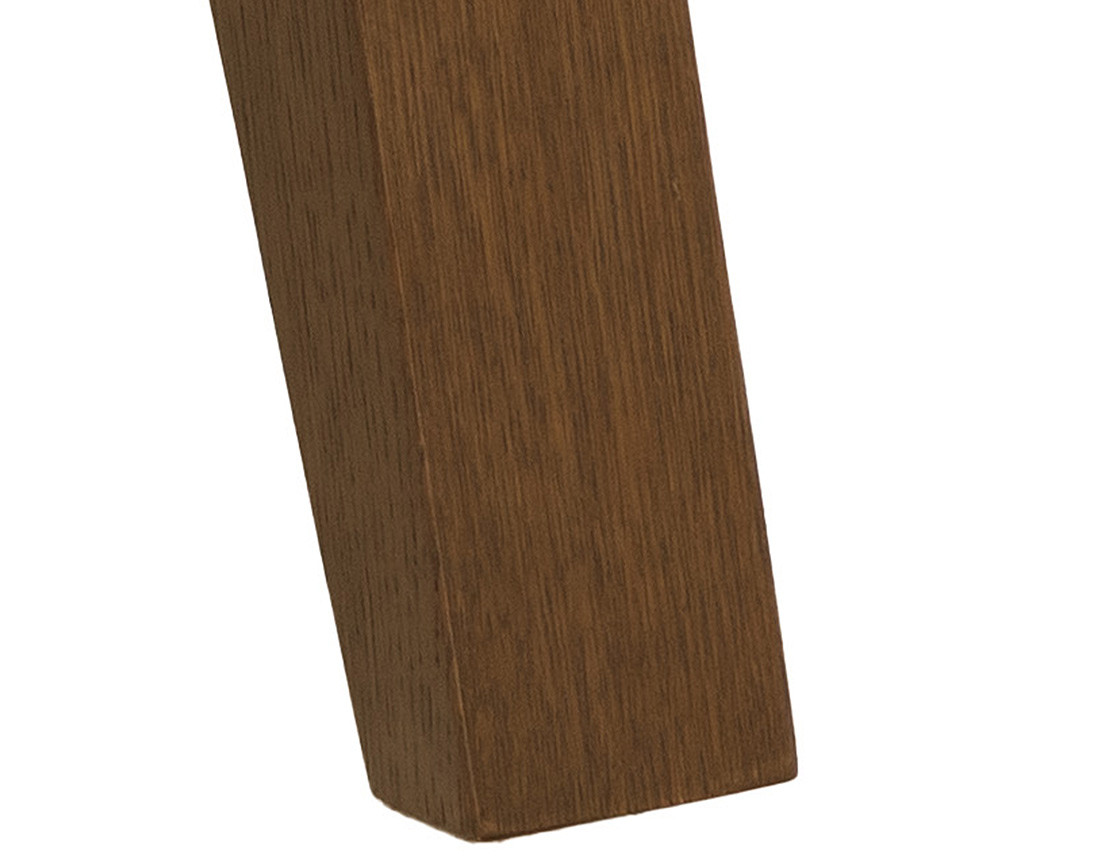 Table basse bois chêne foncé 130 cm Pauline