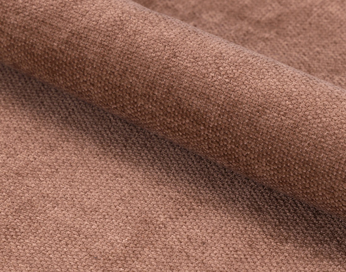 Fauteuil pivotant pieds en acier en tissu chenille Mellow