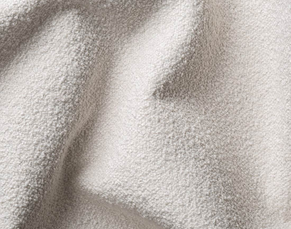 Fauteuil en tissu bouclette Flore