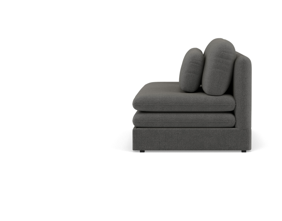 Canapé 3 places convertible déplimousse en velours texturé Ysal