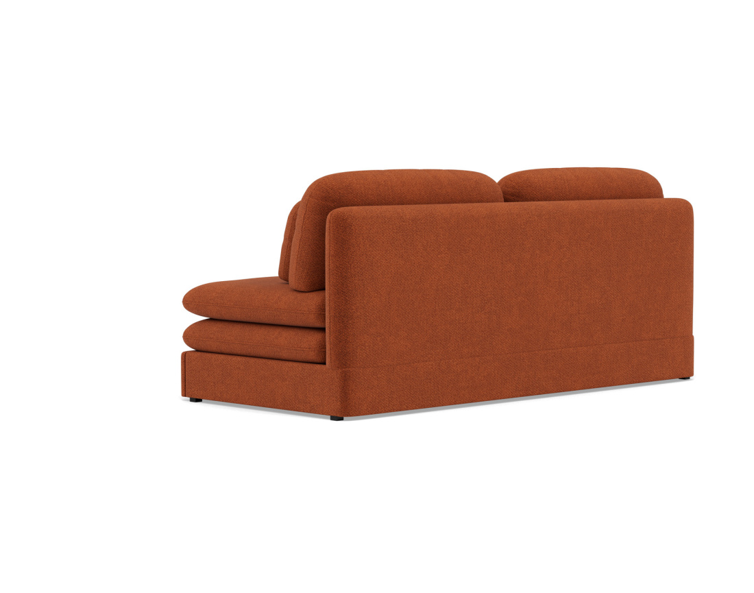 Canapé 3 places convertible déplimousse en velours texturé Ysal