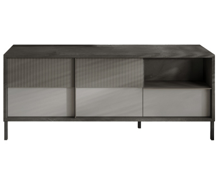 Meuble TV 2 portes et 1 tiroir 156 cm Jules