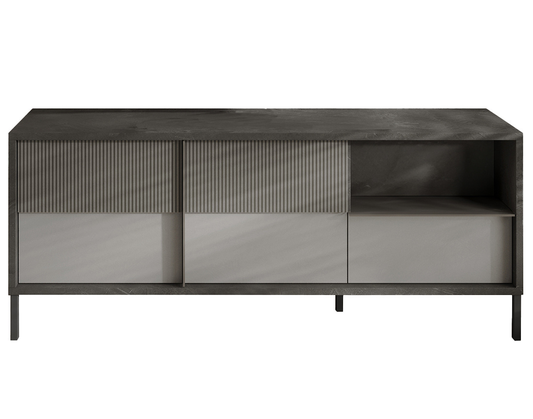 Meuble TV 2 portes et 1 tiroir 156 cm Jules