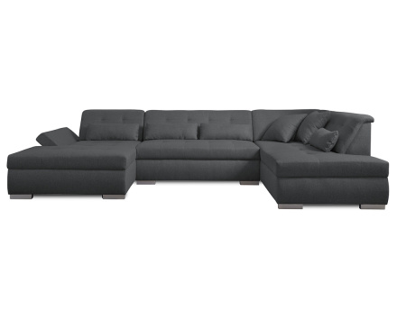 Canapé panoramique d'angle droit 7 places XXL Vermont