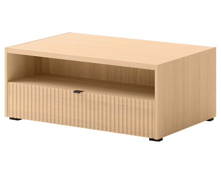 Table basse 100 cm 1 tiroir et 1 niche Judy