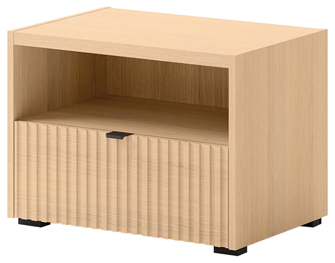 Table de chevet 59 cm 1 tiroir et 1 niche Judy