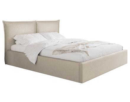 Lit coffre 160x200 cm en velours sommier inclus John