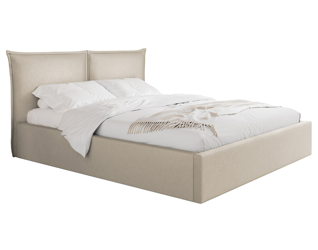 Lit coffre 160x200 cm en velours sommier inclus John