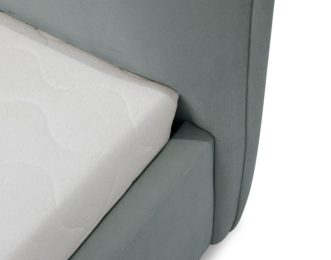 Lit coffre 180x200 cm en velours sommier inclus John