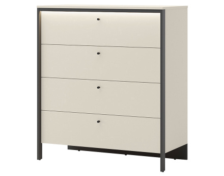 Commode 4 tiroirs led inclus Kimi