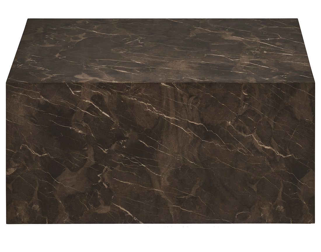 Table basse effet marbre 80 cm Pula