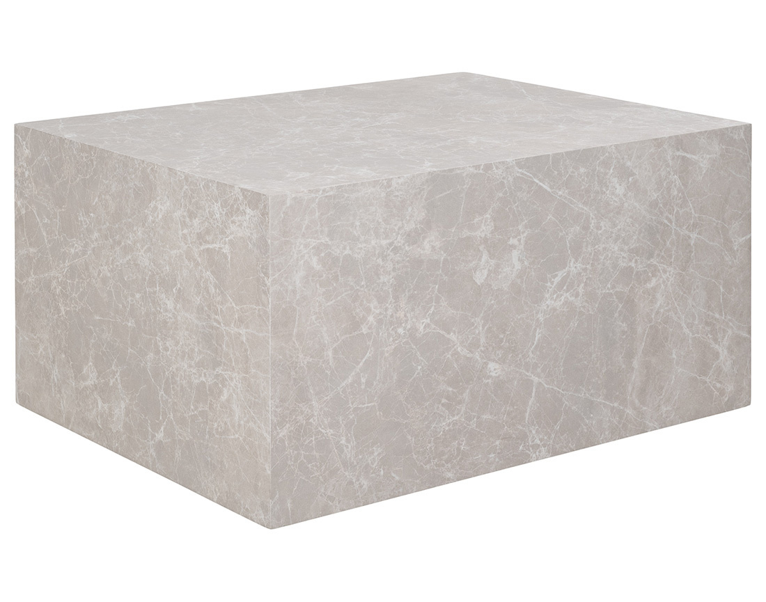 Table basse effet marbre 80 cm Pula