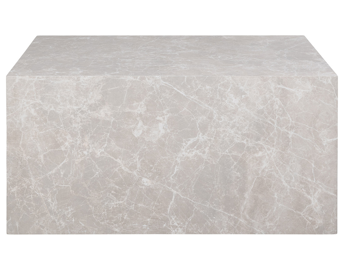 Table basse effet marbre 80 cm Pula