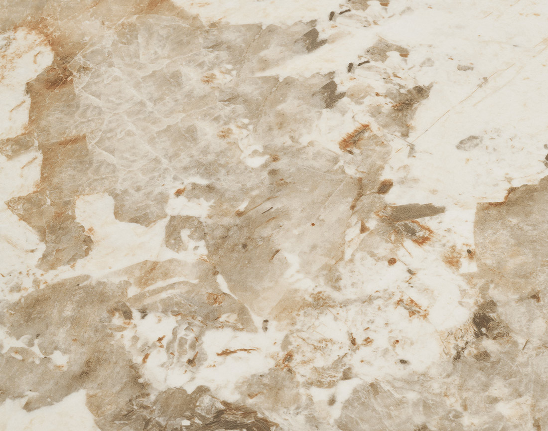 Table à manger plateau effet marbre et pieds effets bois 4 personnes Lysa