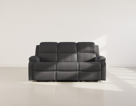 Canapé 3 places relax électrique en simili Armand