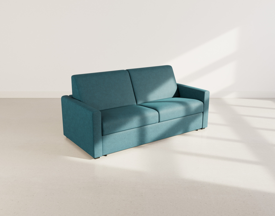 Canapé 3 places convertible express quotidien en tissu Julia