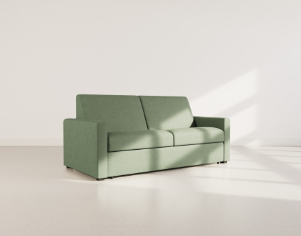 Canapé 3 places convertible express quotidien en tissu Julia