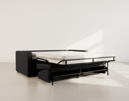 Canapé 3 places convertible express quotidien en tissu Julia