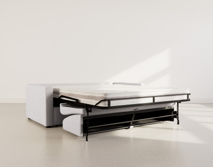 Canapé 3 places convertible express quotidien en tissu Julia