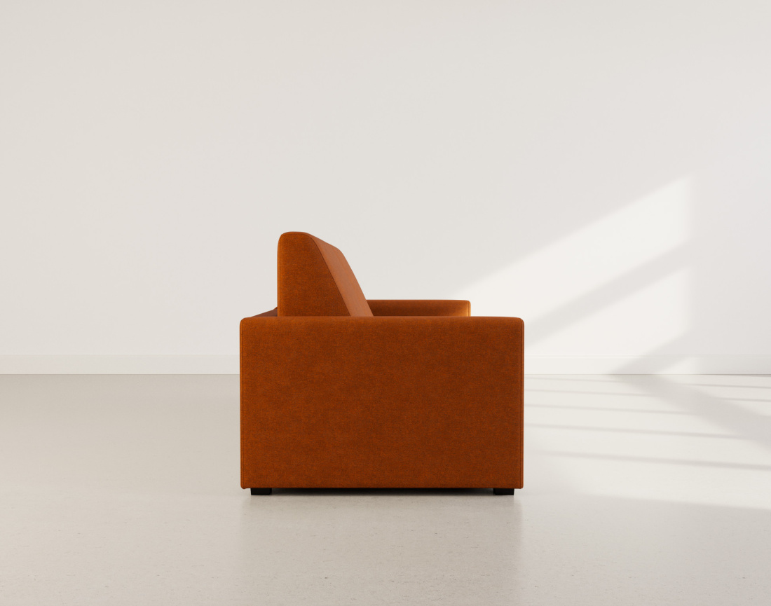 Canapé 3 places convertible express quotidien en tissu Julia