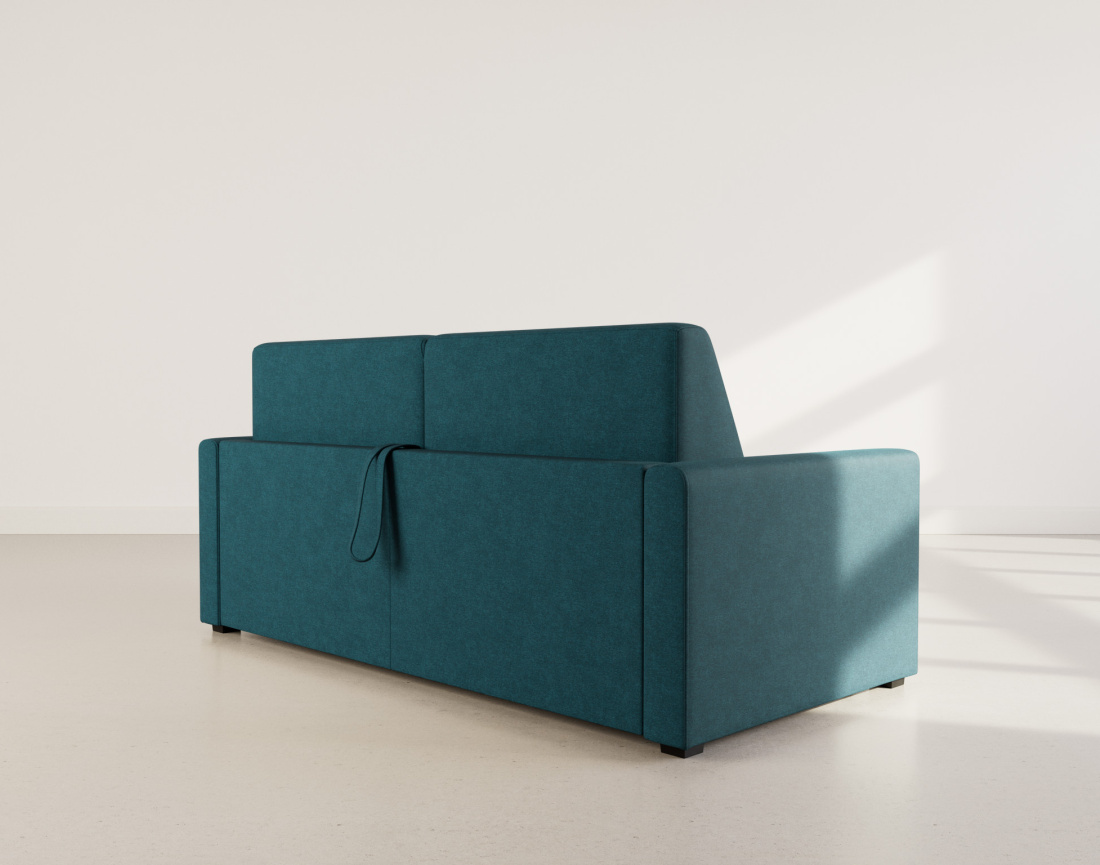 Canapé 3 places convertible express quotidien en tissu Julia