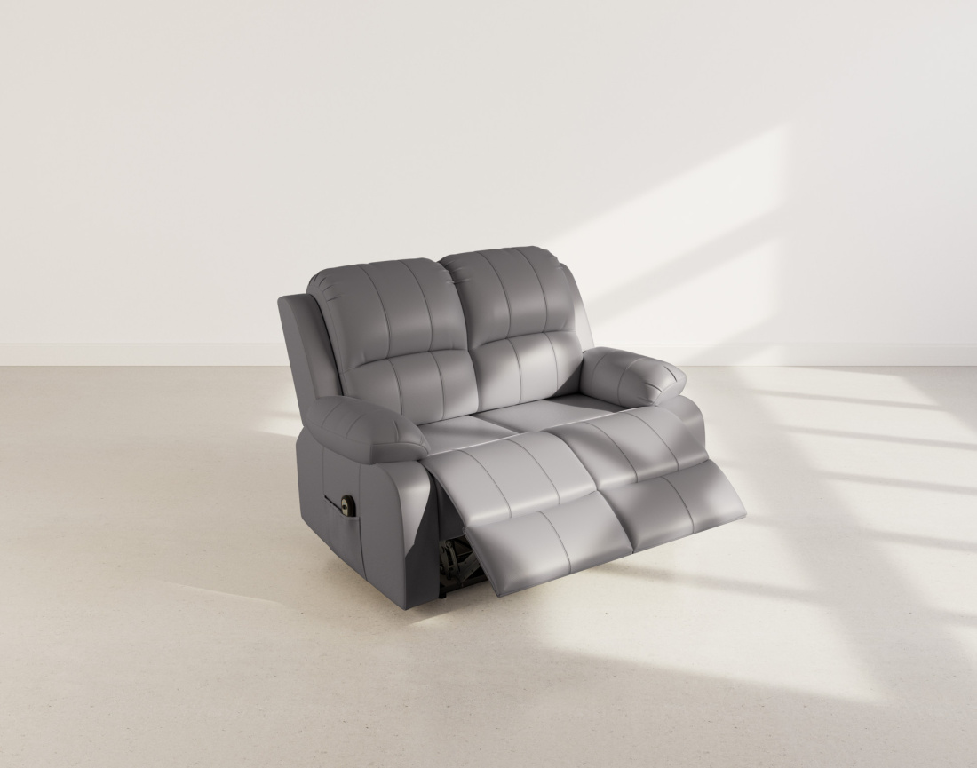 Canapé 2 places relax électrique en simili Armand