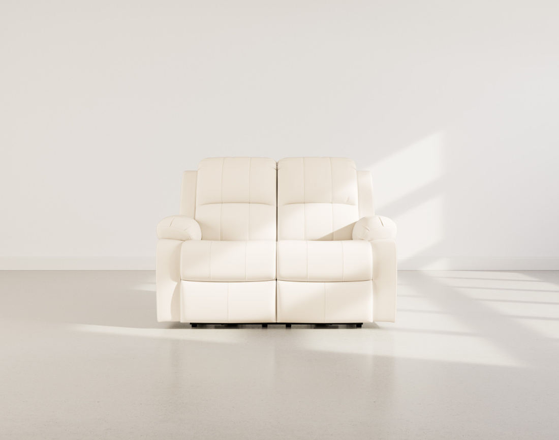 Canapé 2 places relax électrique en simili Armand