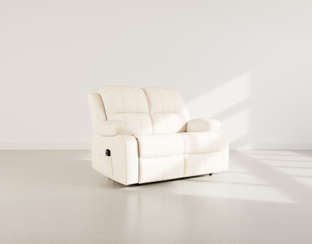 Canapé 2 places relax électrique en simili Armand