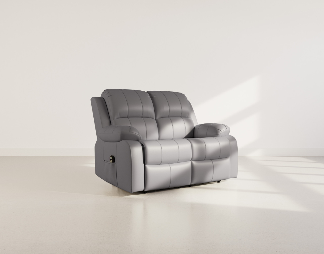 Canapé 2 places relax électrique en simili Armand