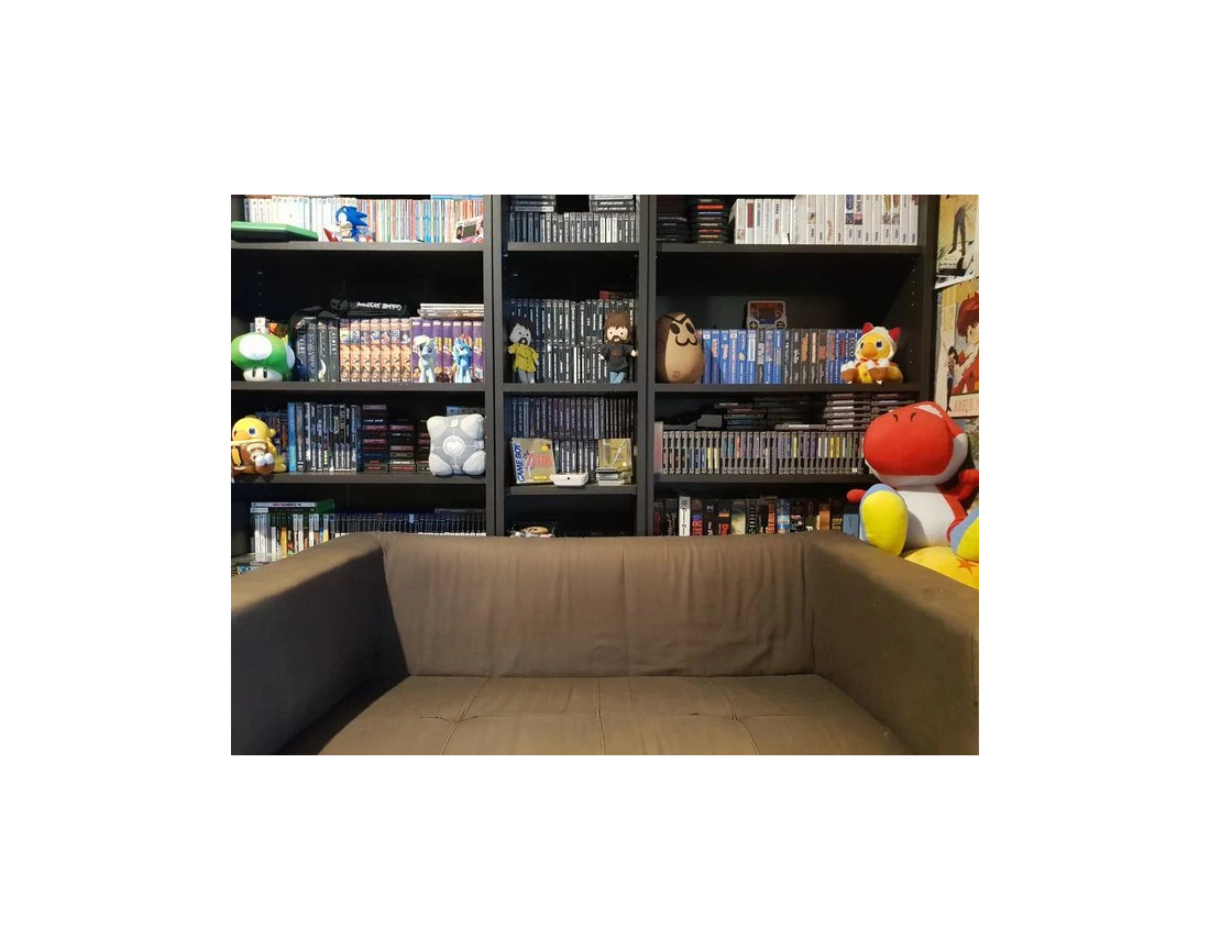 Canapé d'angle réversible 4 places convertible avec coffre en tissu texturé Jonas