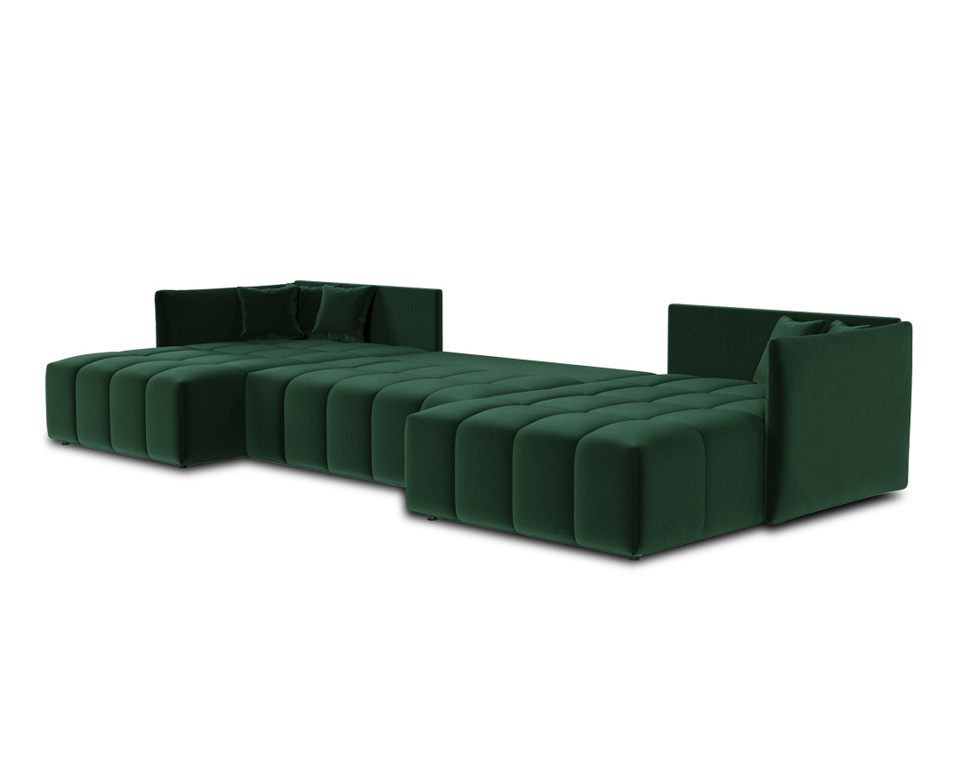Canapé 3 places convertible express quotidien en tissu Julia
