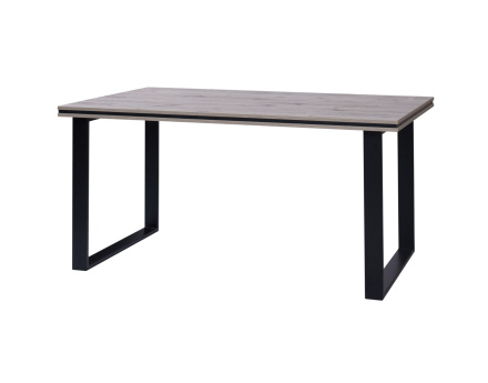 Otis - table à manger bois gris - style contemporain - 180 cm