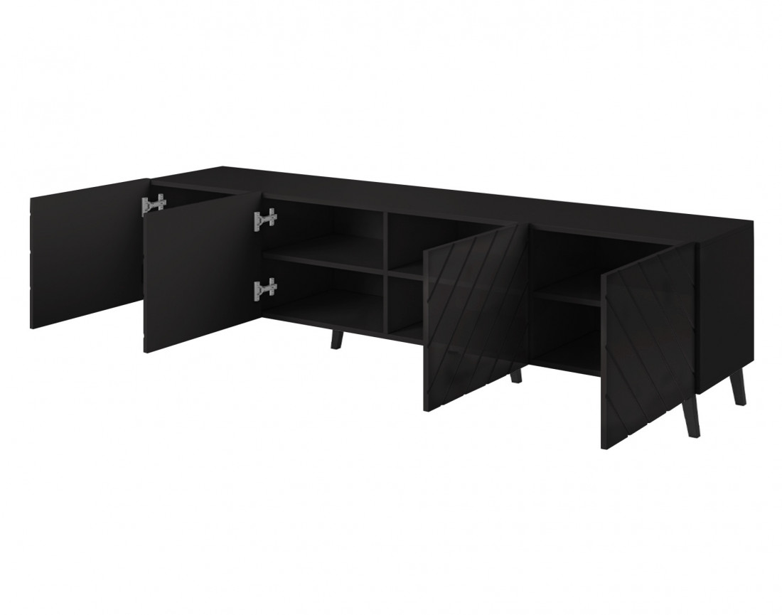 Chloe meuble tv 4 portes 200 cm