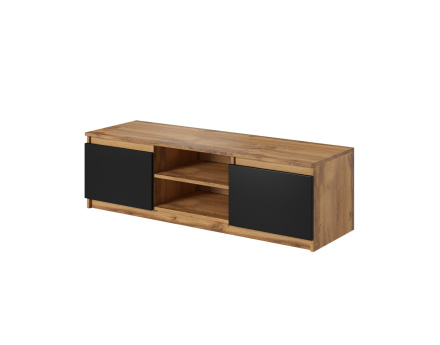 Robin meuble tv 2 portes et 2 niches 120 cm