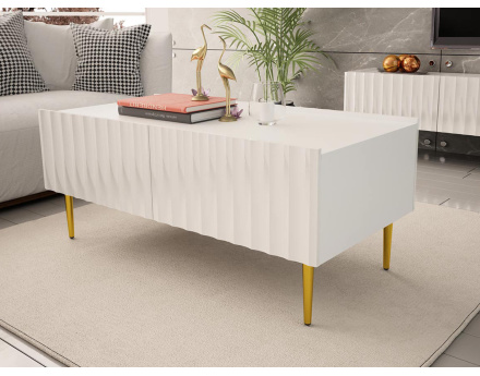 Ambre - table basse - 2 portes 120 cm