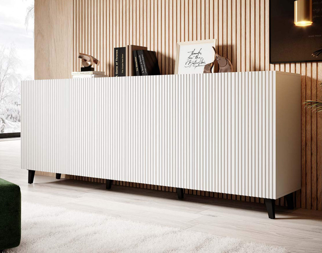 Sanna buffet bas 4 portes 200 cm