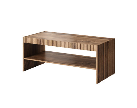 Come - table basse - bois - 1 niche 120 cm